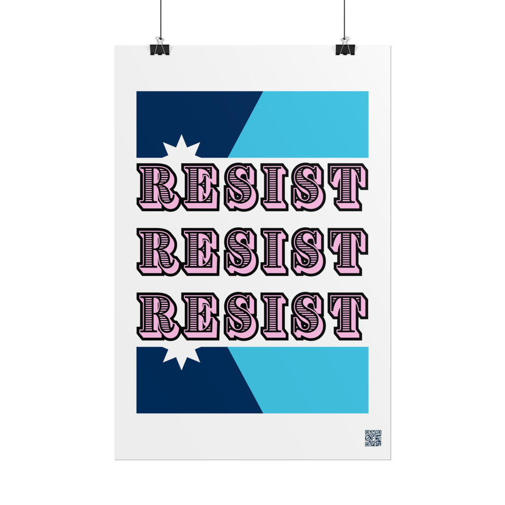MN Resist Rolled Poster