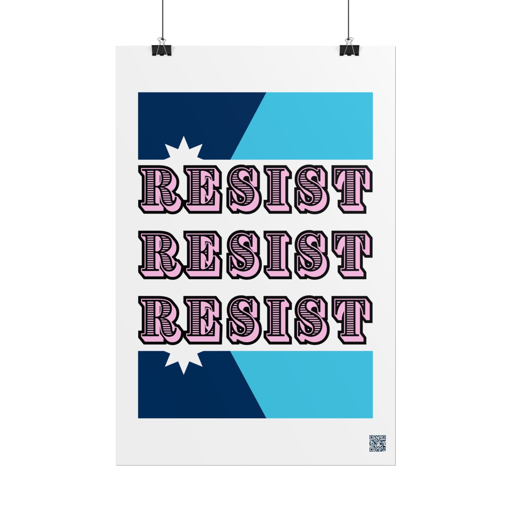 MN Resist Rolled Poster