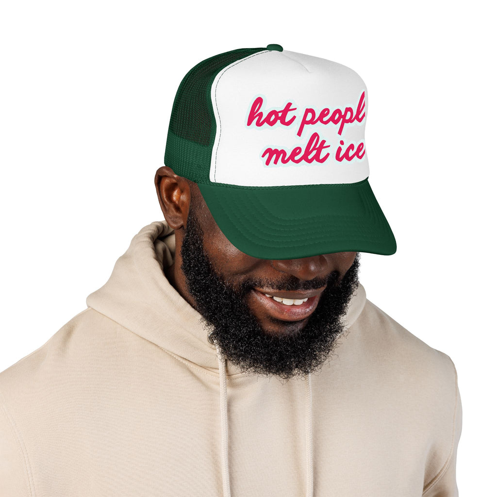 Hot People Melt Ice Mesh Trucker Hat
