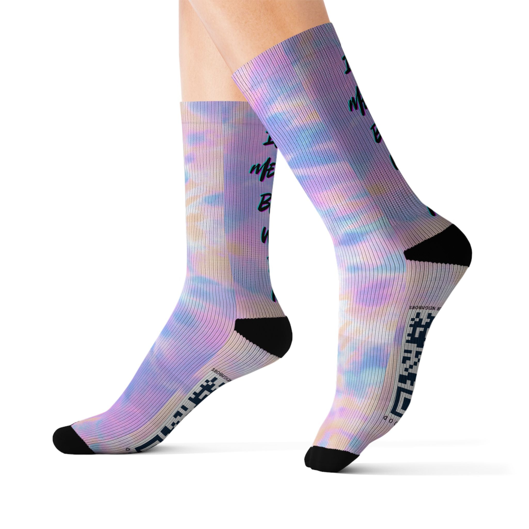 Ice Melts Tie-Dye Crew Socks