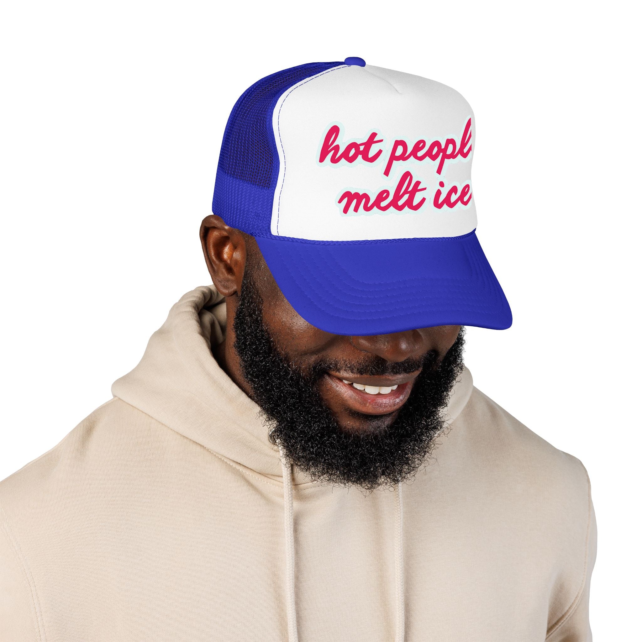Hot People Melt Ice Mesh Trucker Hat