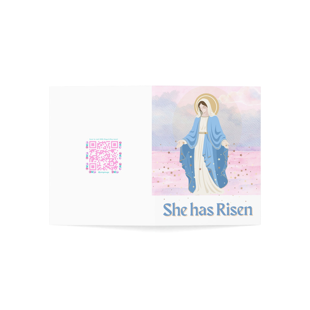"She Has Risen" Greeting Card (Pack of 1/10/30/50)