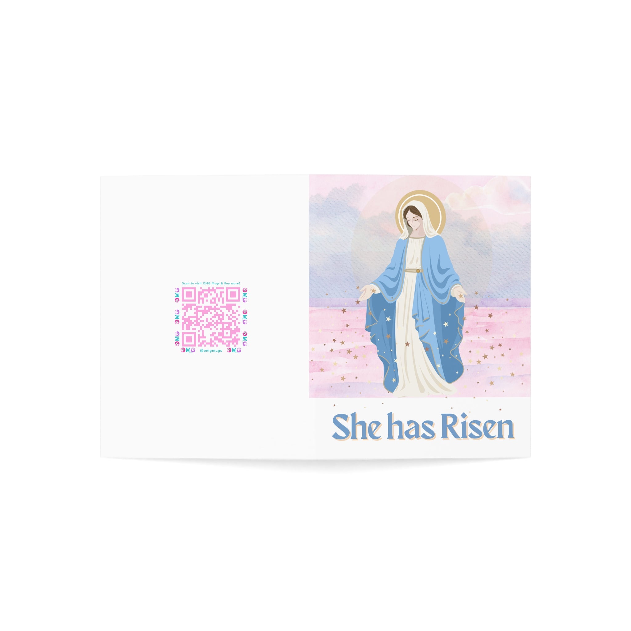 "She Has Risen" Greeting Card (Pack of 1/10/30/50)