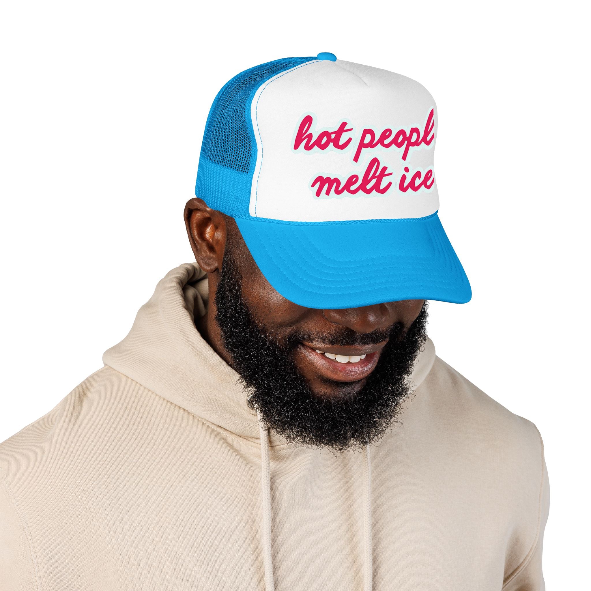 Hot People Melt Ice Mesh Trucker Hat