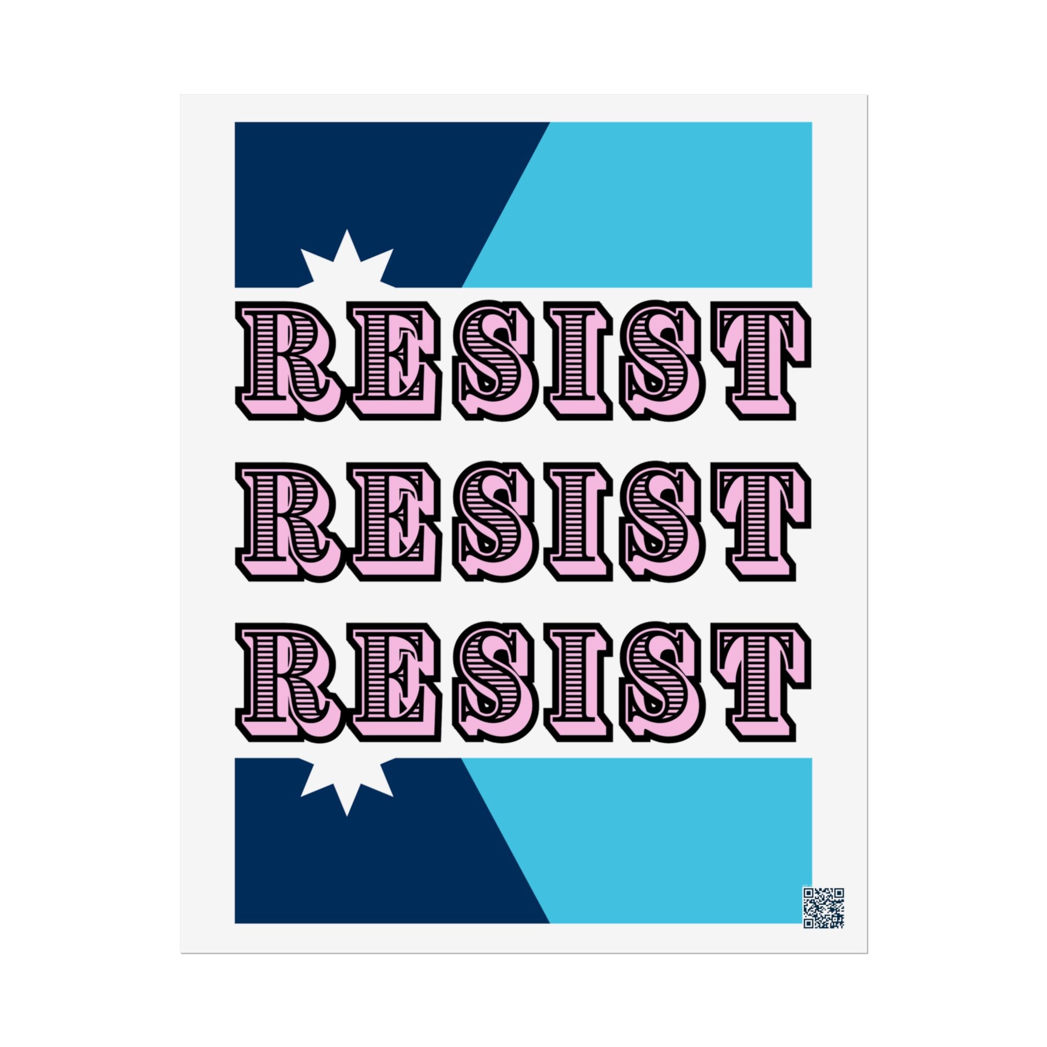 MN Resist Rolled Poster