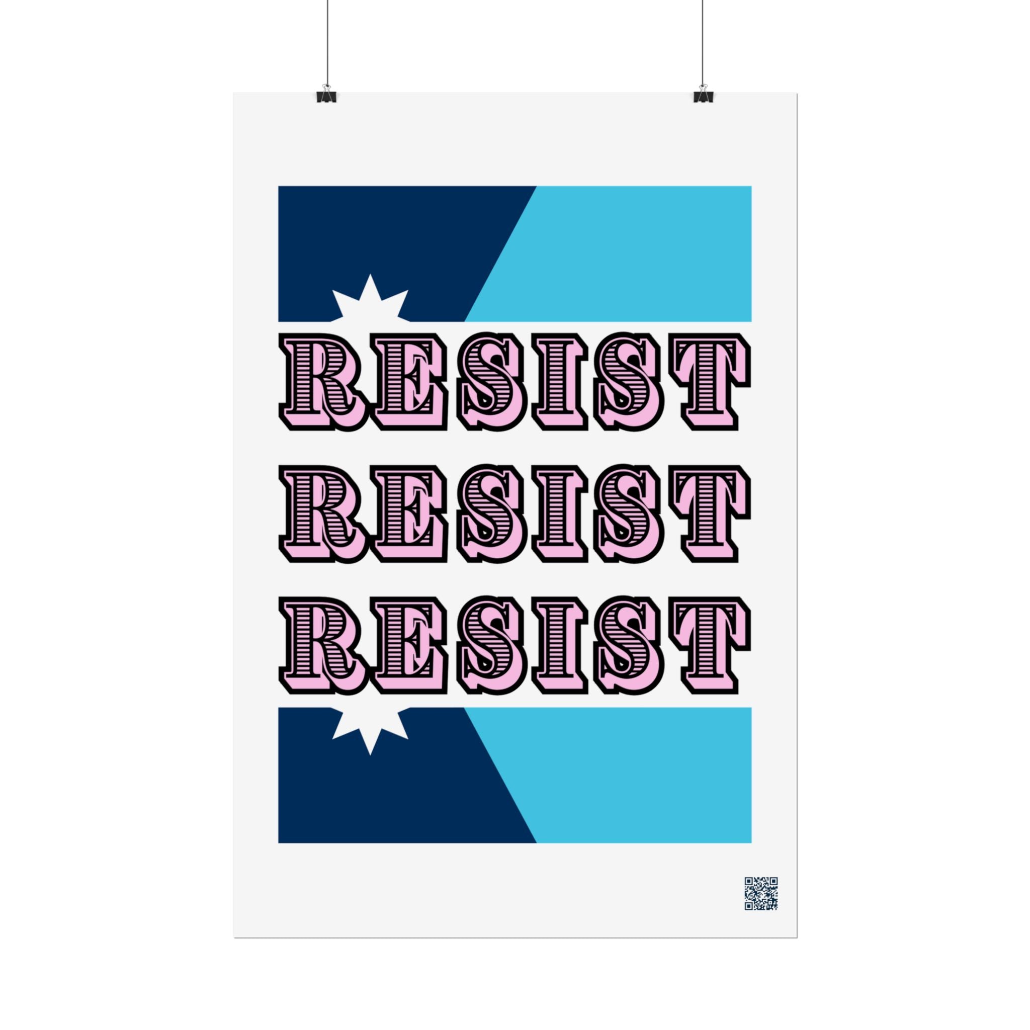 MN Resist Rolled Poster