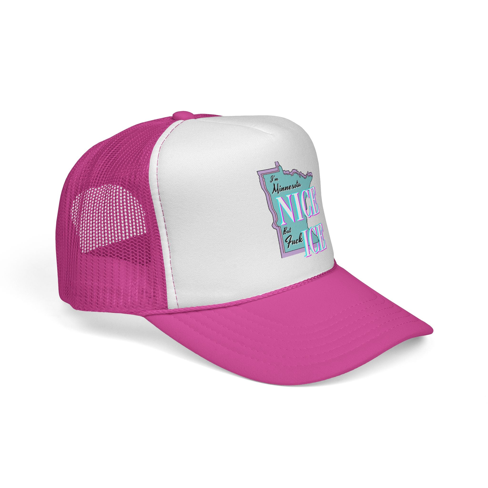 Minnesota Nice F Ice Trucker Cap