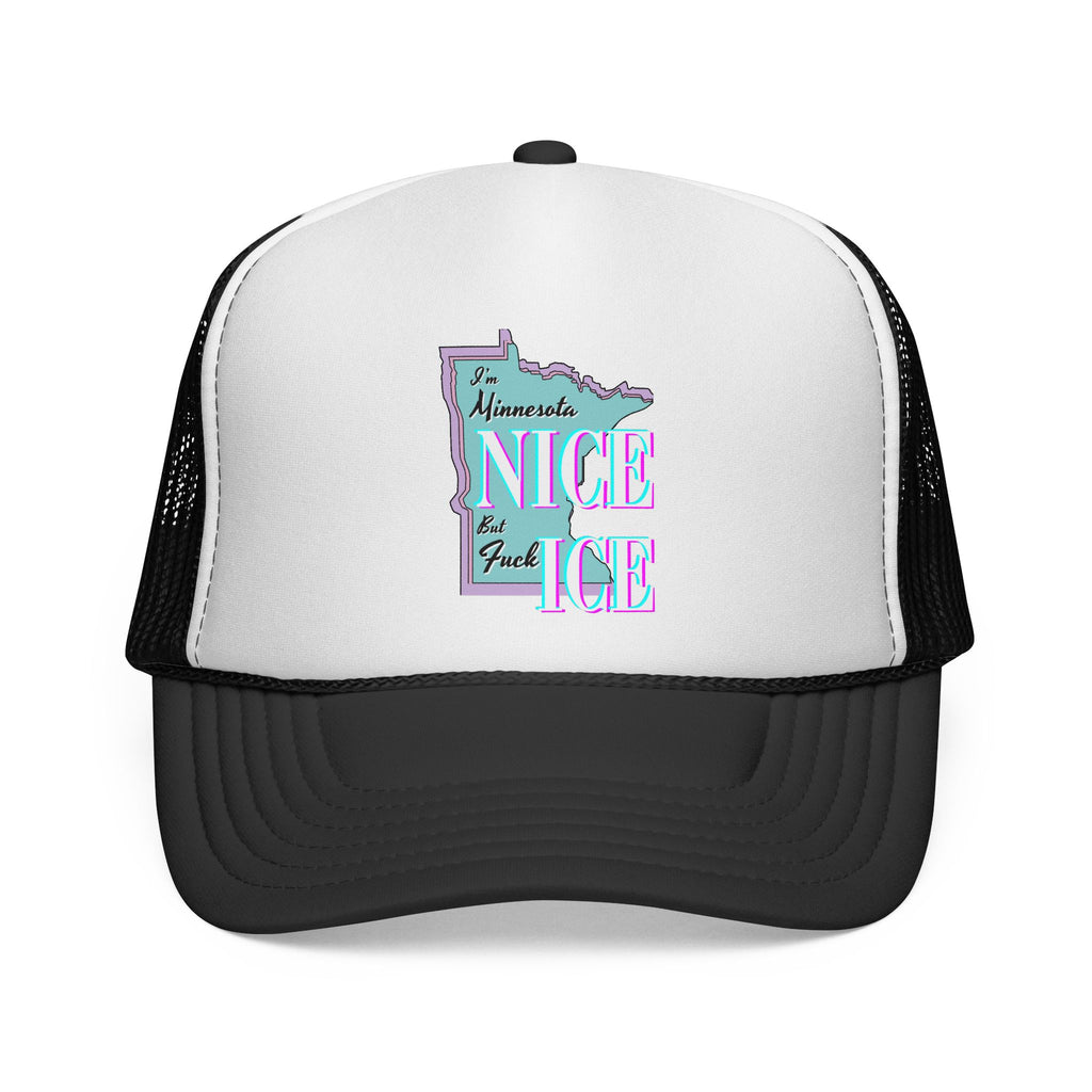 Minnesota Nice F Ice Trucker Cap