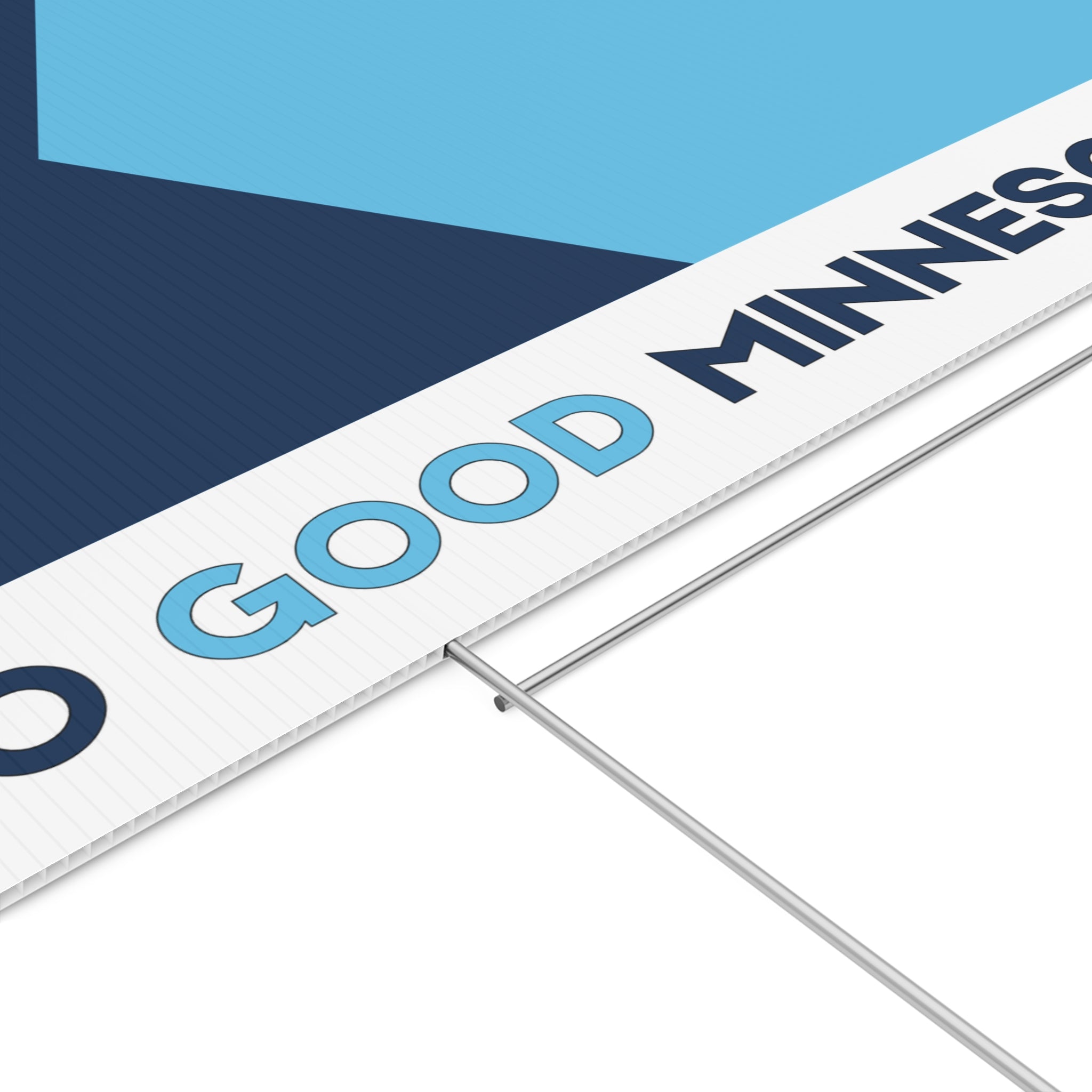Do Good Minnesota Blue State Flag Yard Sign