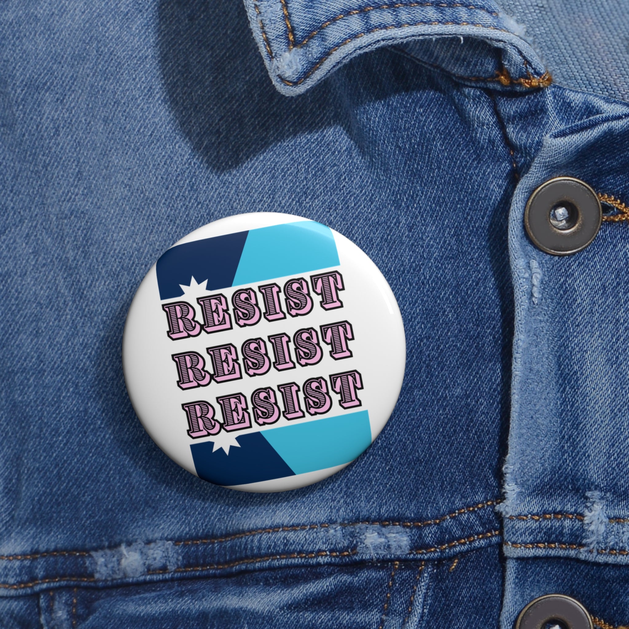 MN Resist Pin Button