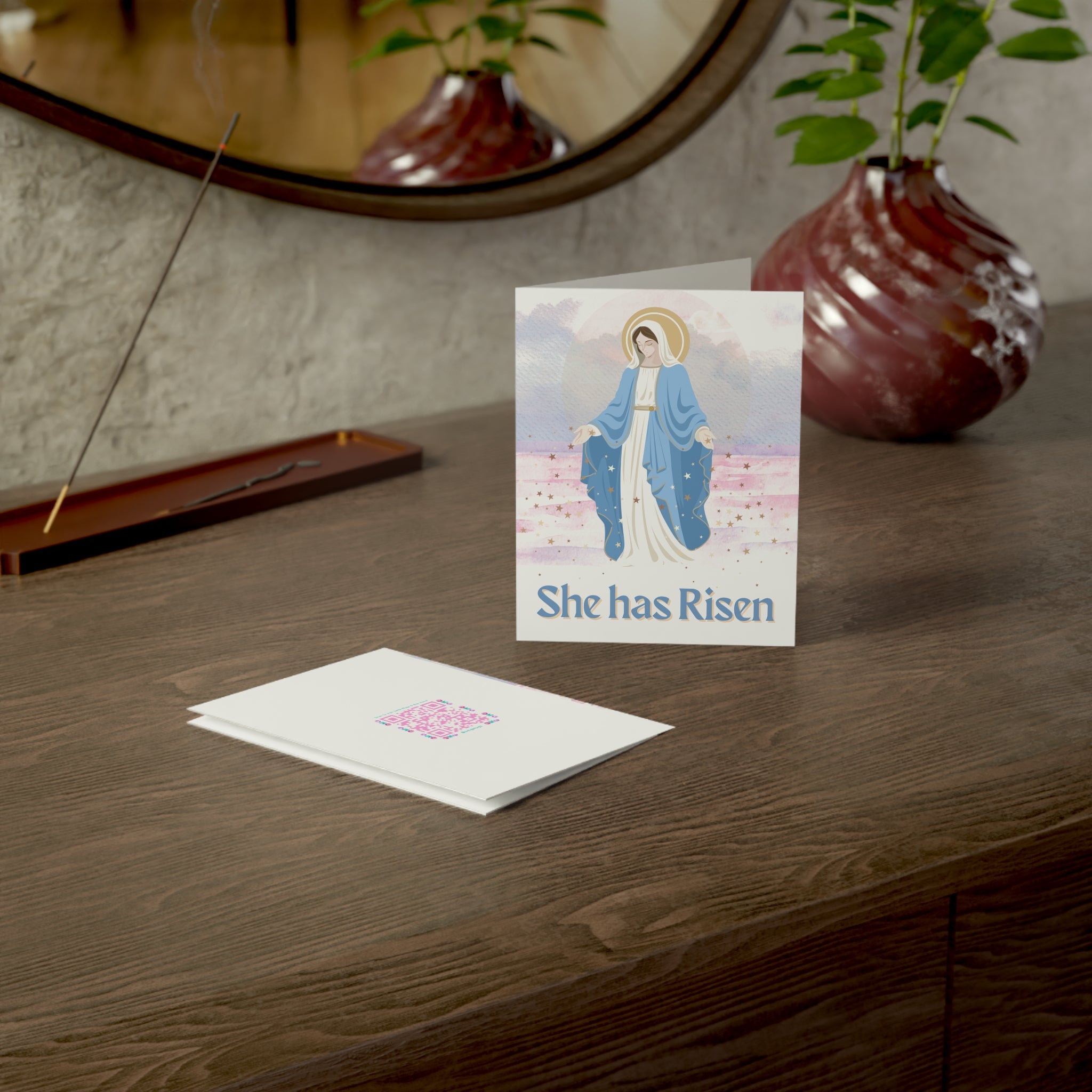 "She Has Risen" Greeting Card (Pack of 1/10/30/50)