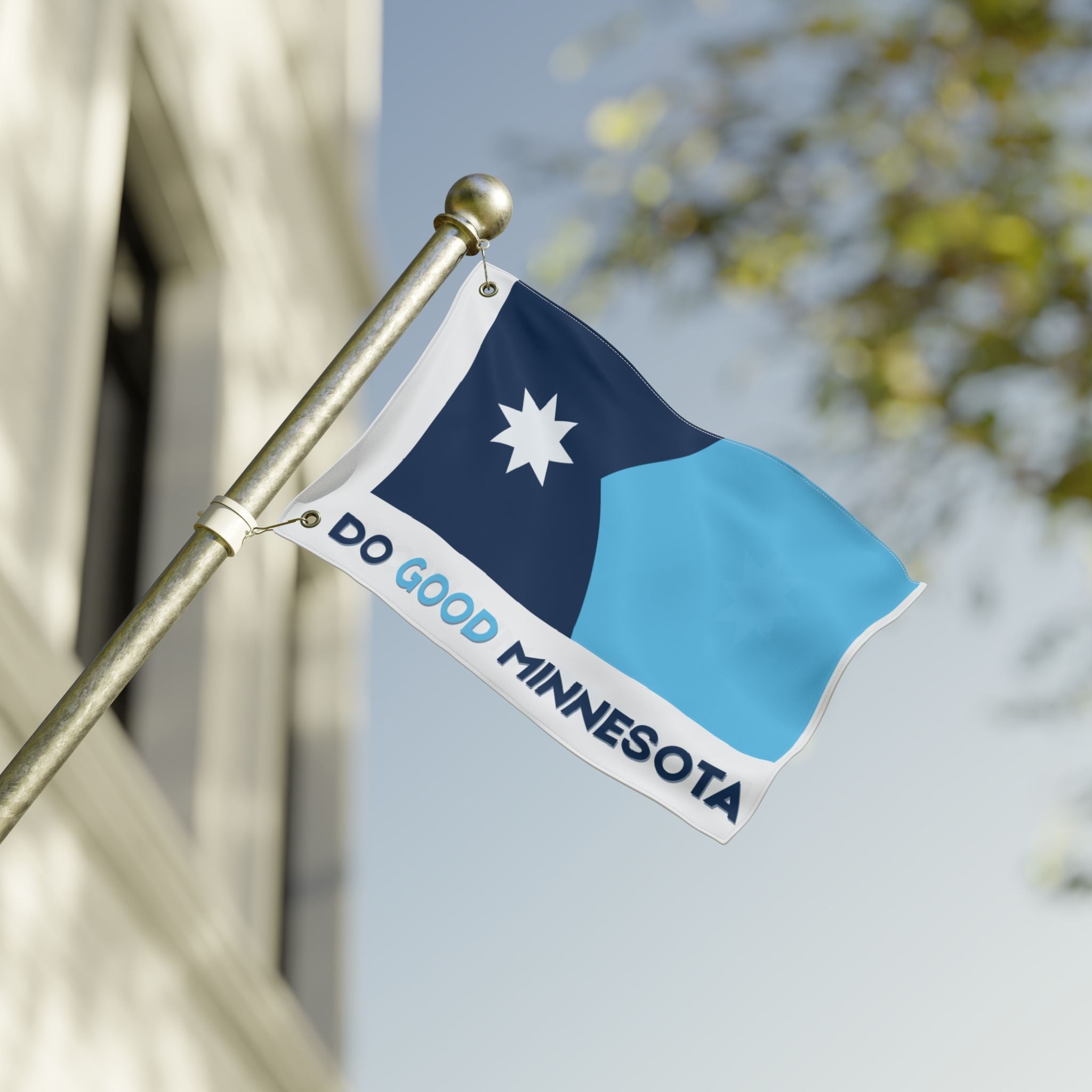 Do GOOD Minnesota Flag — Double-Sided
