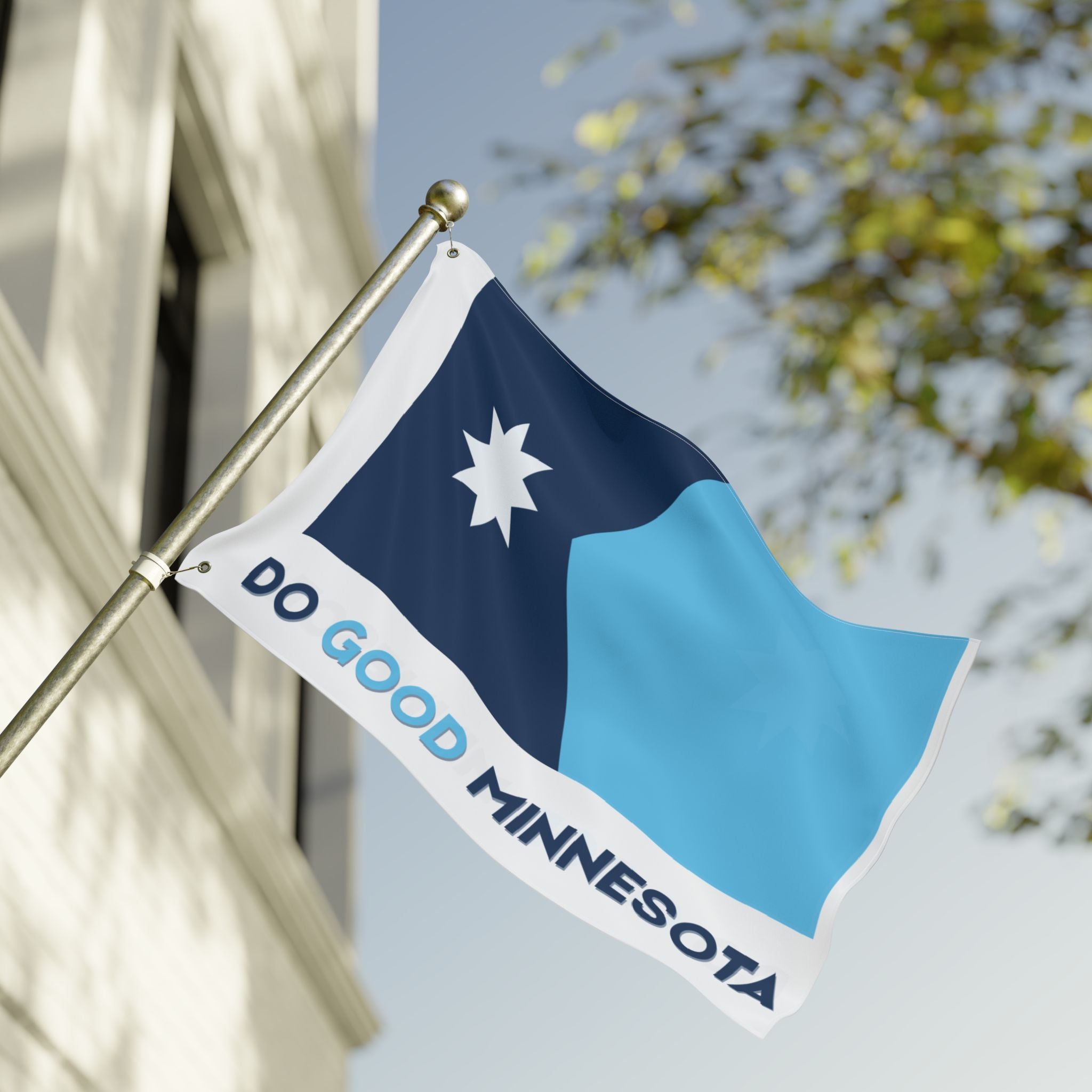 Do GOOD Minnesota Flag — Double-Sided