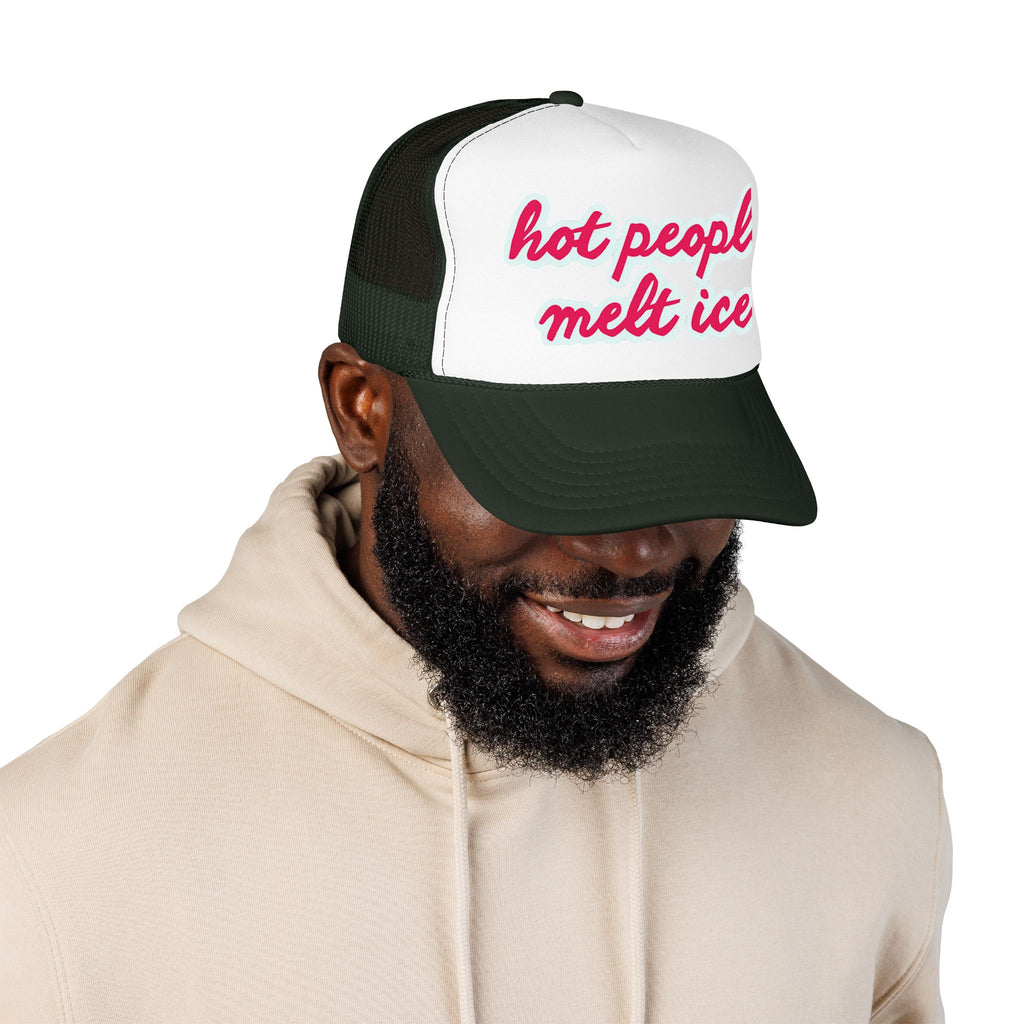 Hot People Melt Ice Mesh Trucker Hat