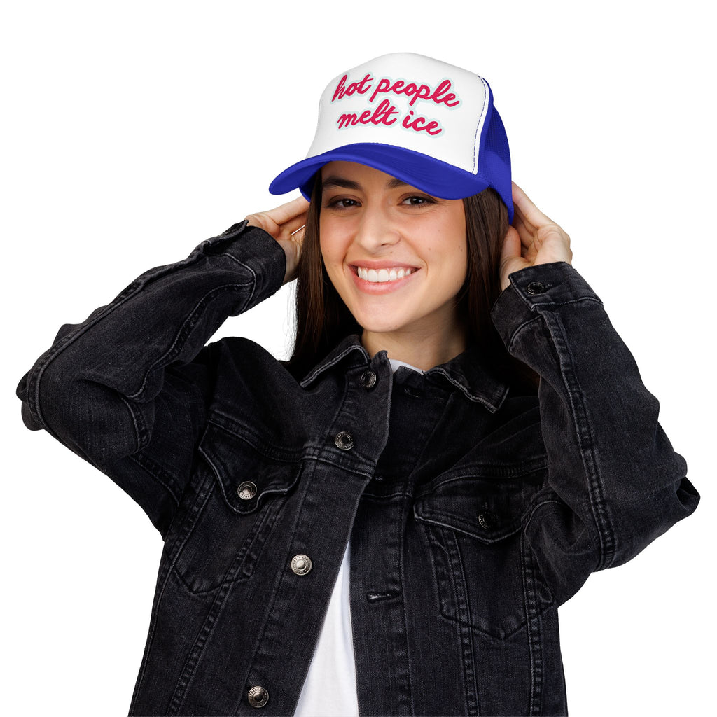 Hot People Melt Ice Mesh Trucker Hat