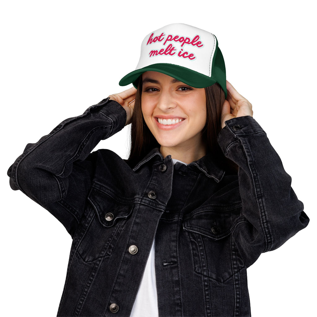 Hot People Melt Ice Mesh Trucker Hat