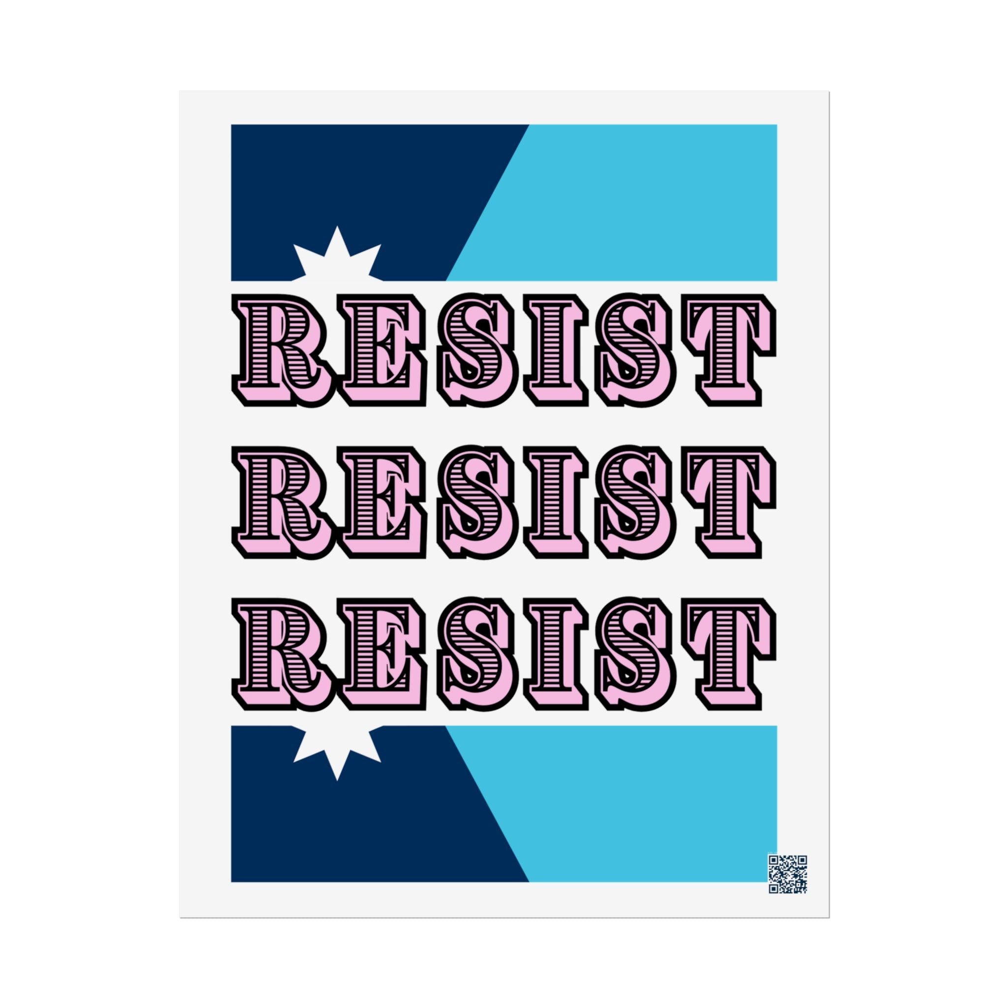 MN Resist Rolled Poster