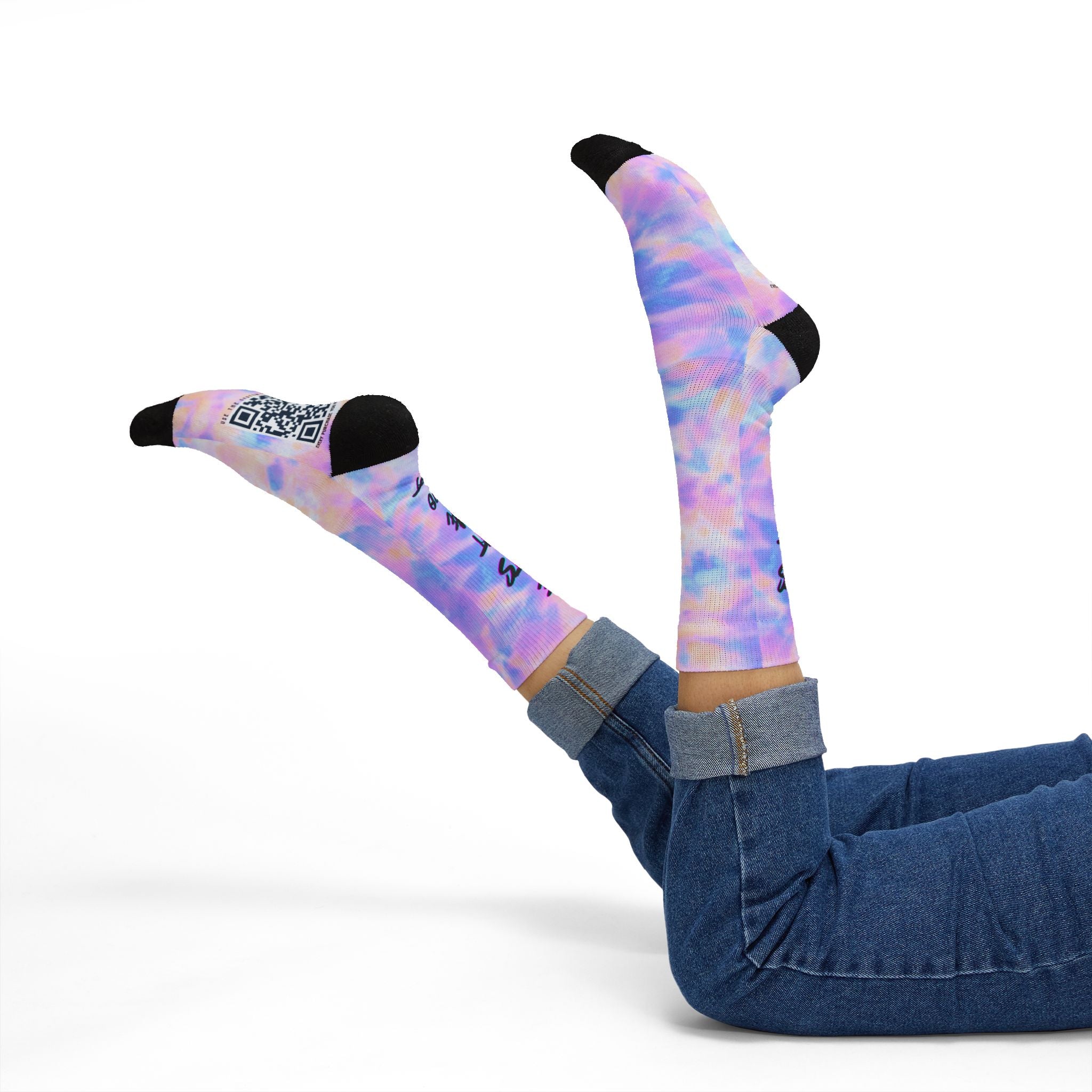 Ice Melts Tie-Dye Crew Socks