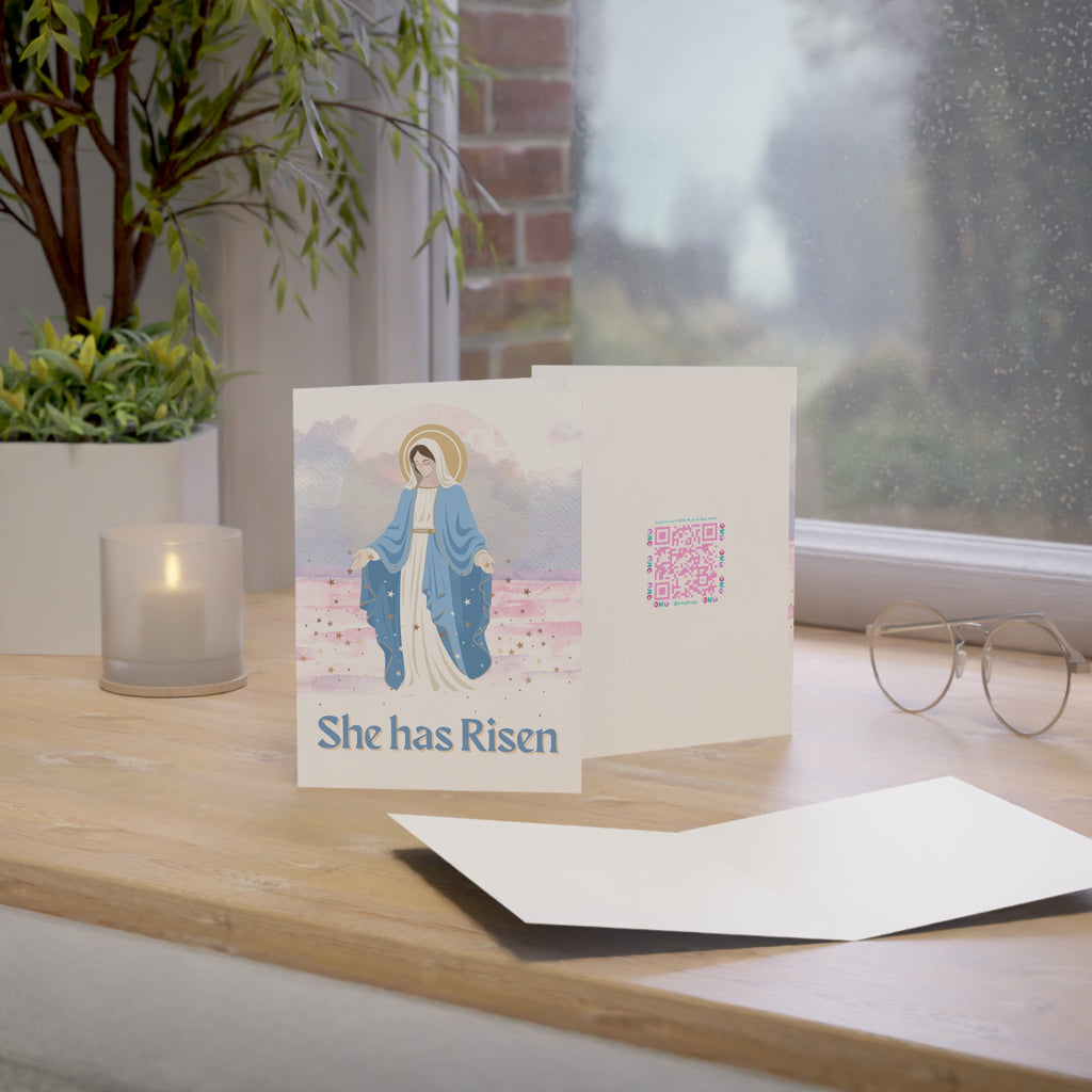 "She Has Risen" Greeting Card (Pack of 1/10/30/50)