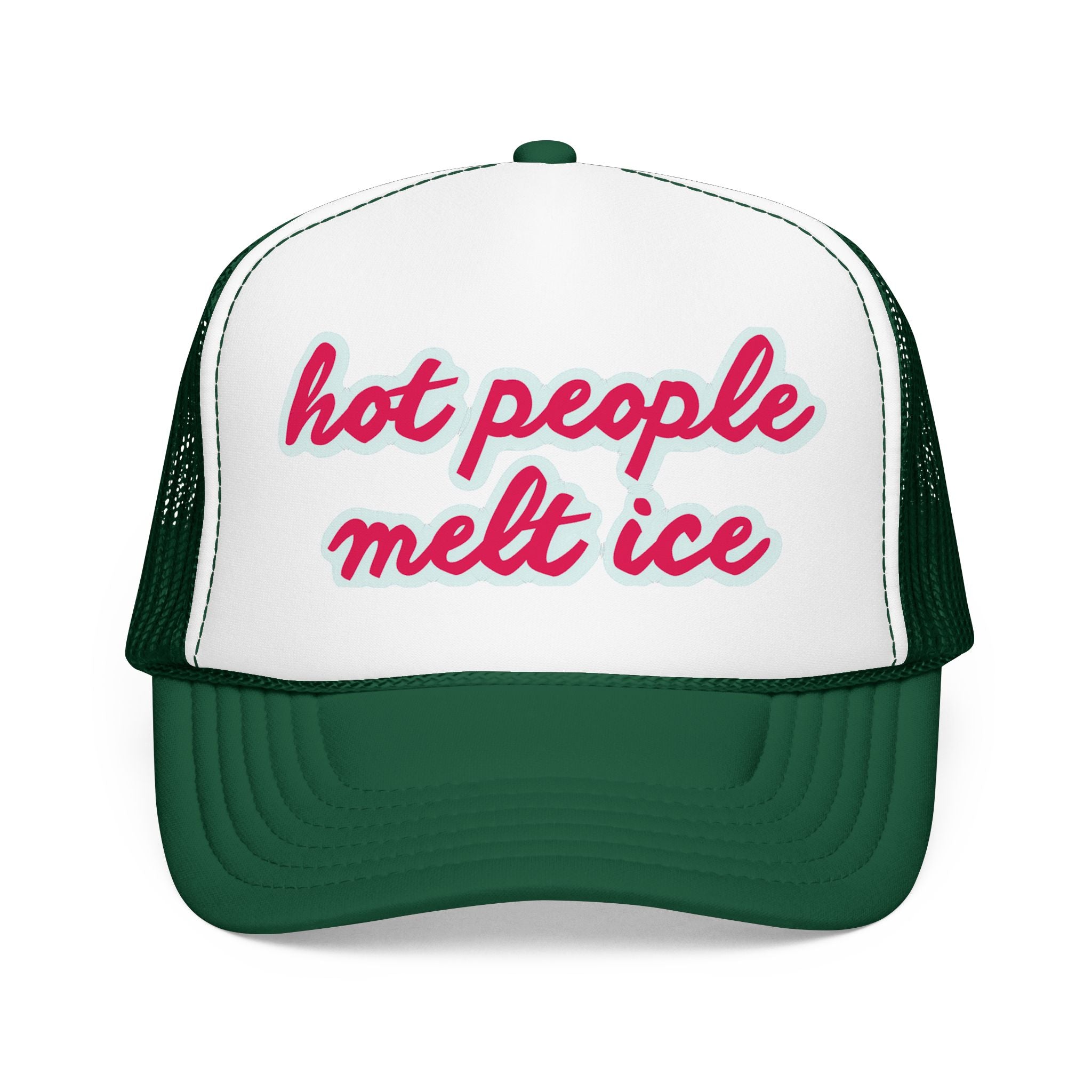 Hot People Melt Ice Mesh Trucker Hat