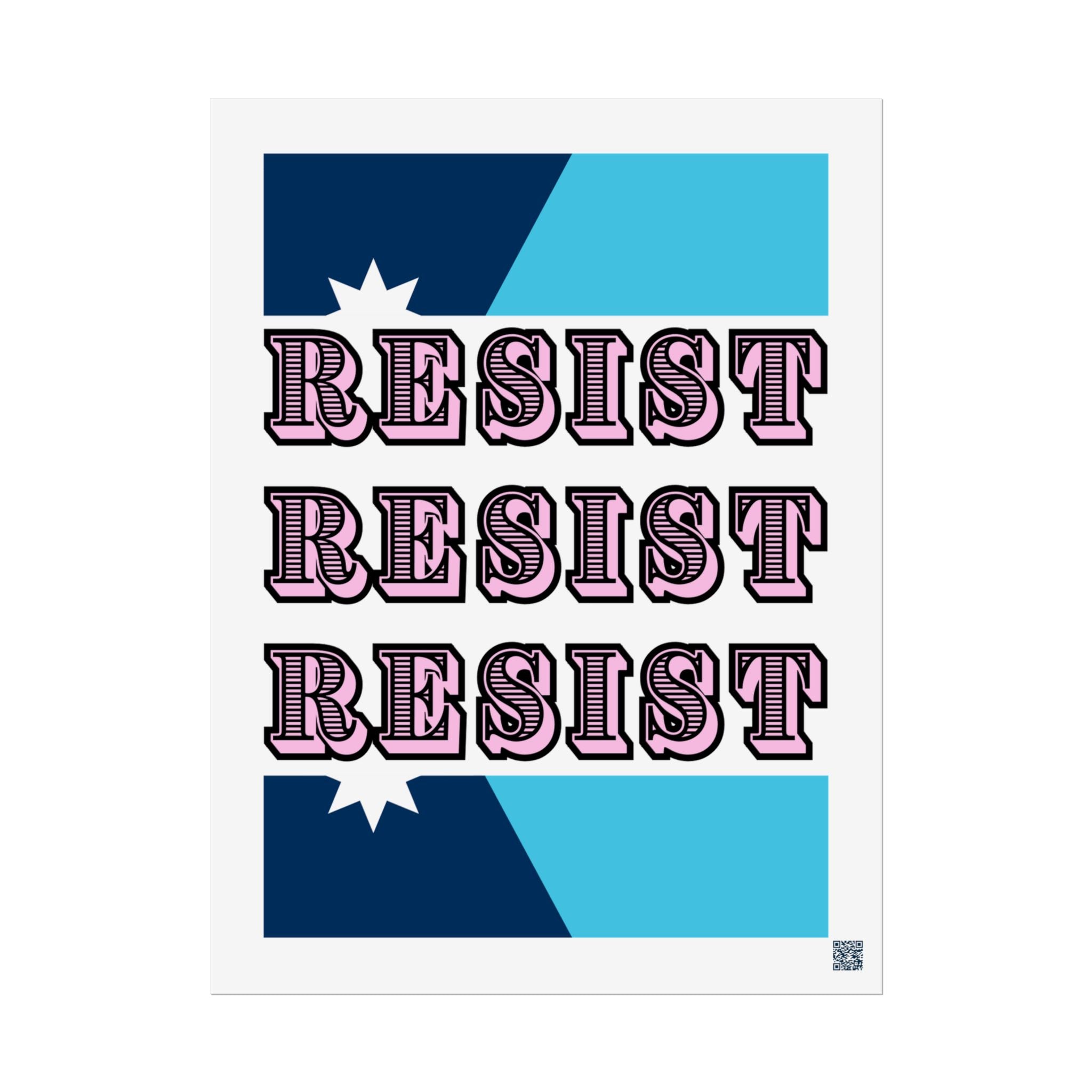 MN Resist Rolled Poster