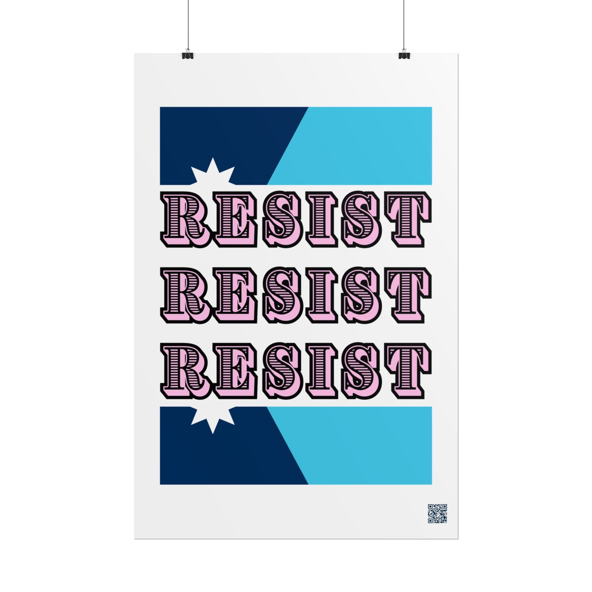 MN Resist Rolled Poster