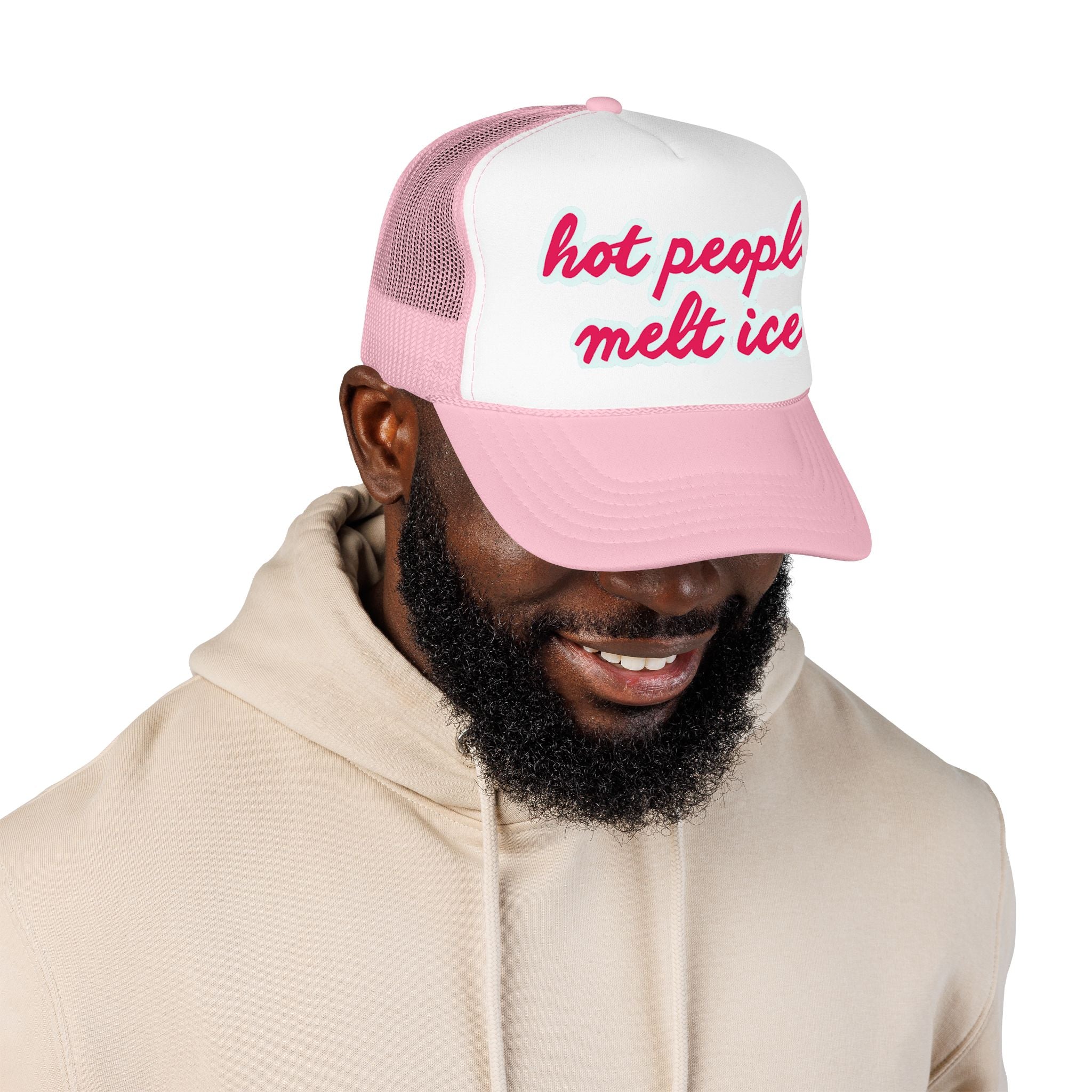 Hot People Melt Ice Mesh Trucker Hat