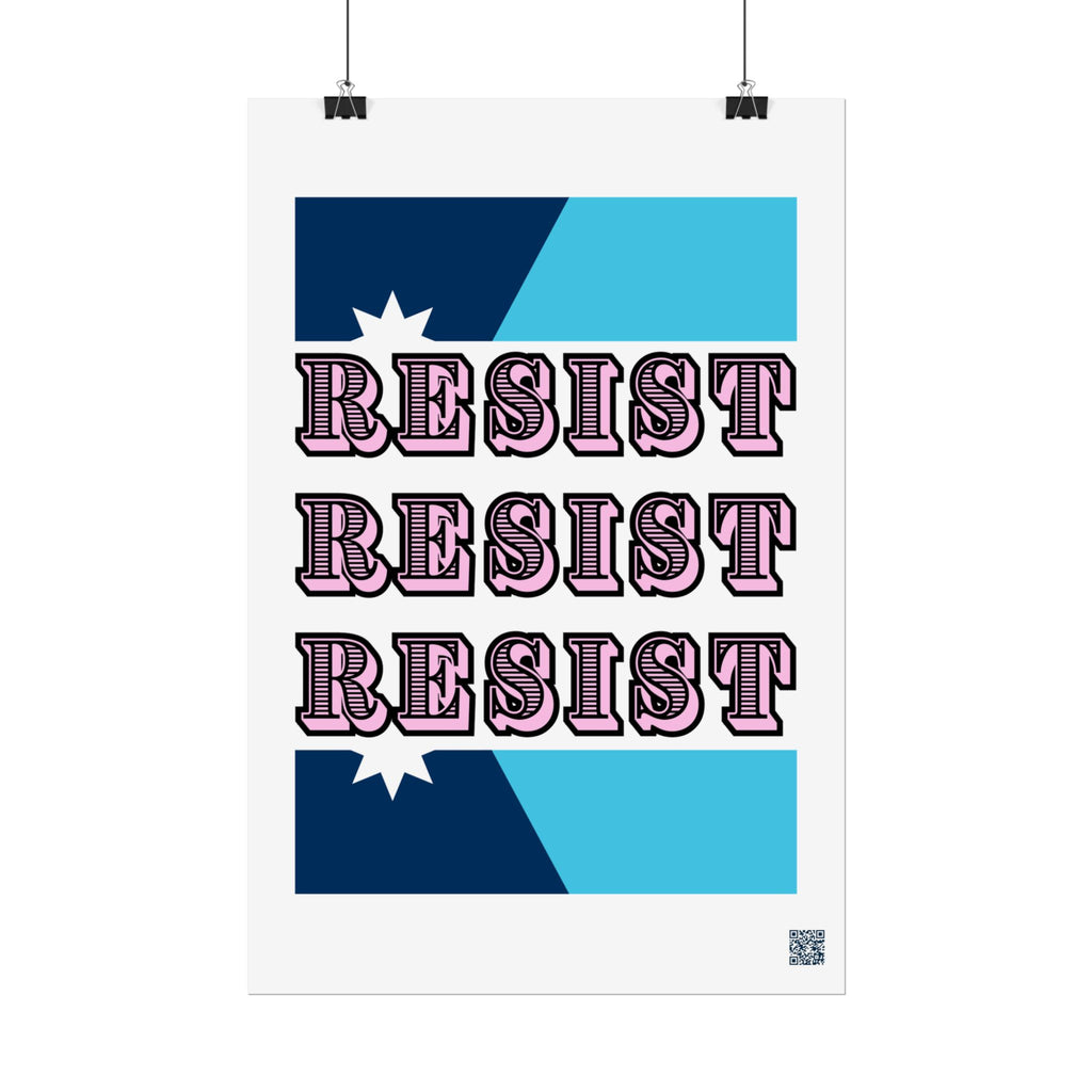 MN Resist Rolled Poster