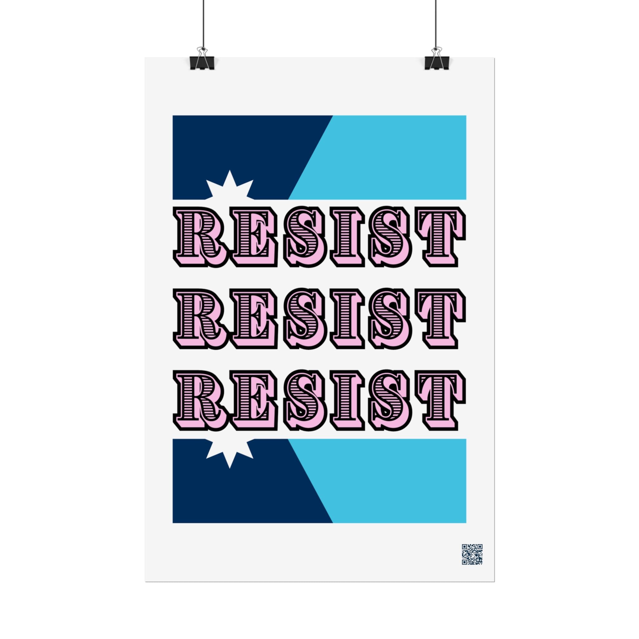MN Resist Rolled Poster