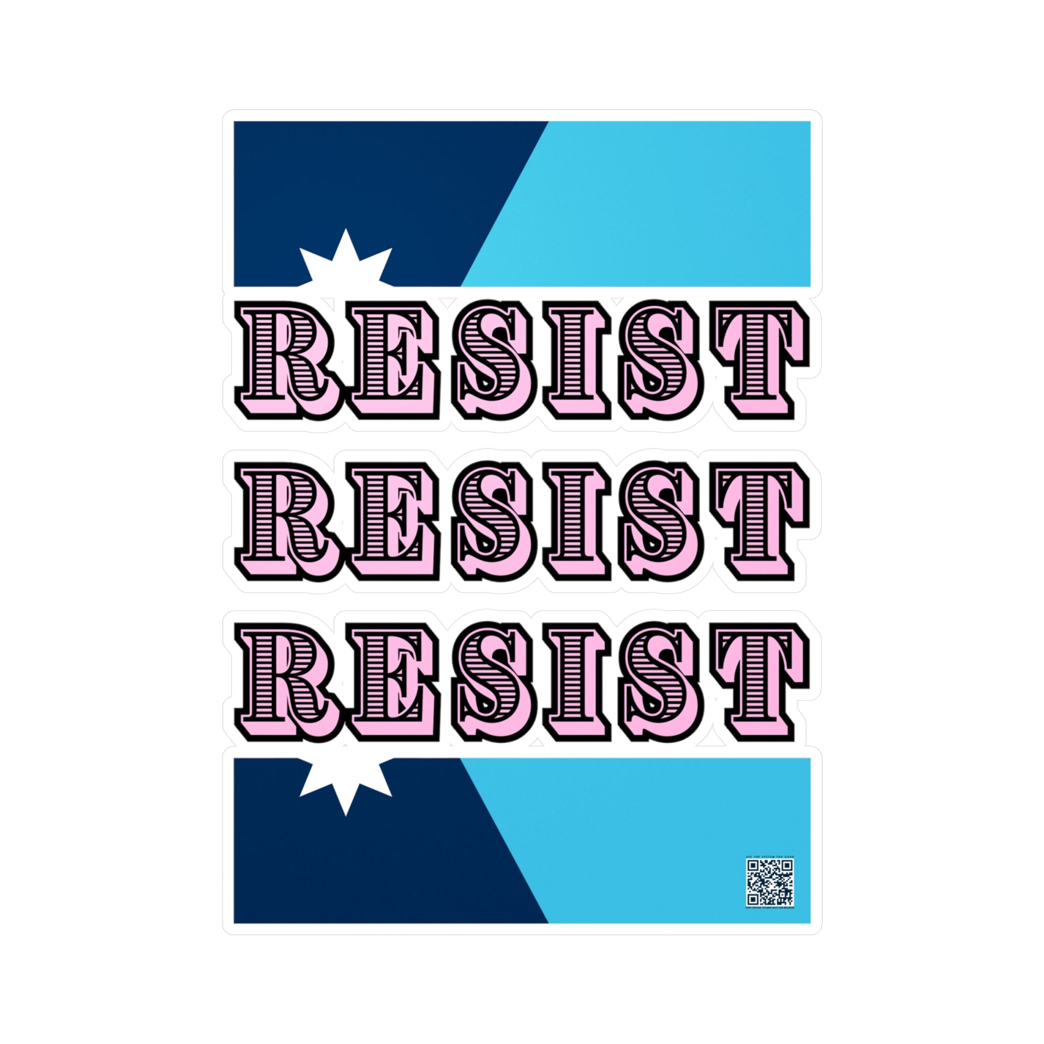 MN Resist Triple-Stack Vinyl Sticker