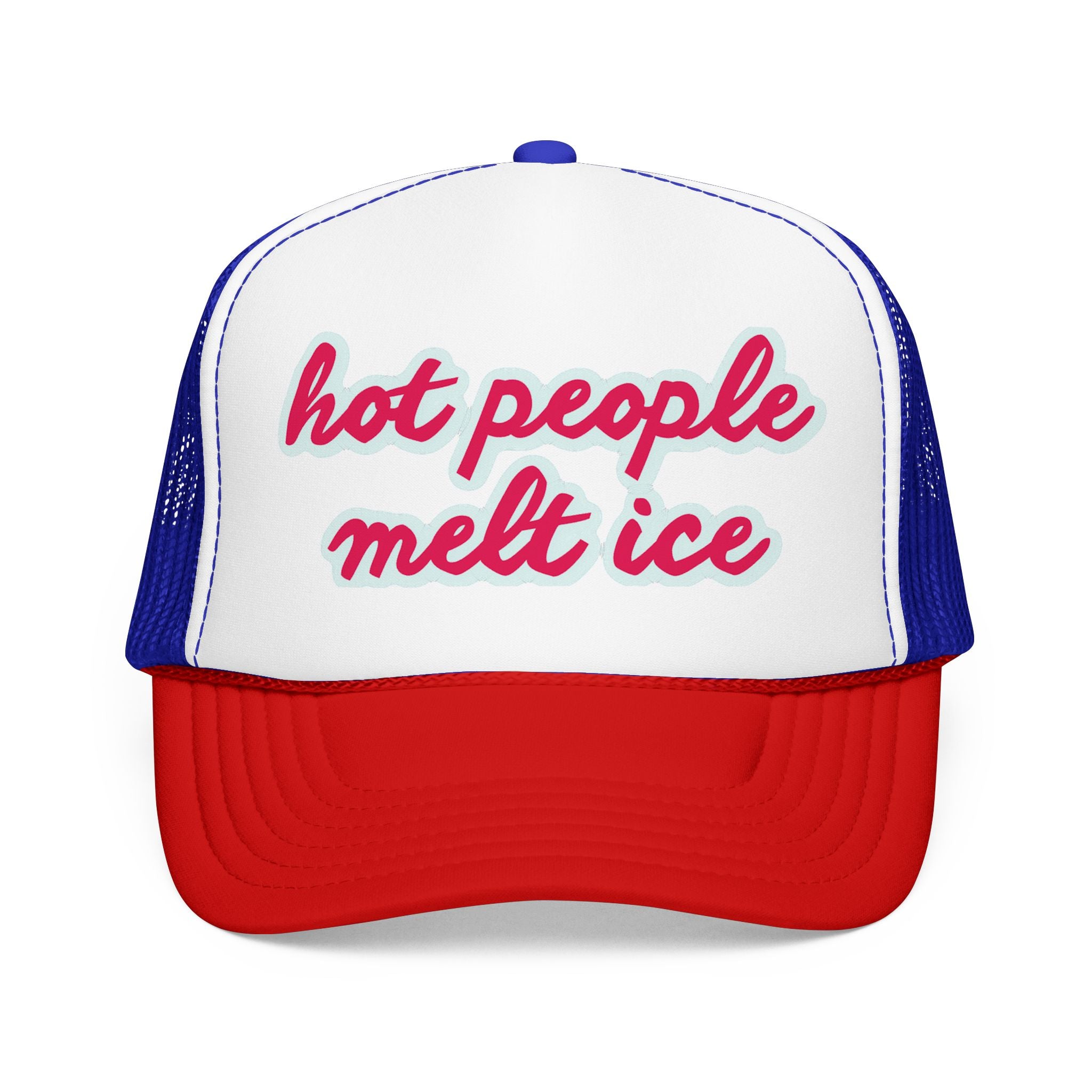 Hot People Melt Ice Mesh Trucker Hat