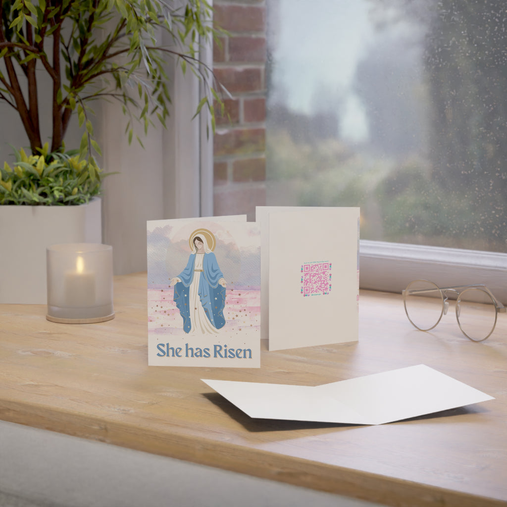 "She Has Risen" Greeting Card (Pack of 1/10/30/50)