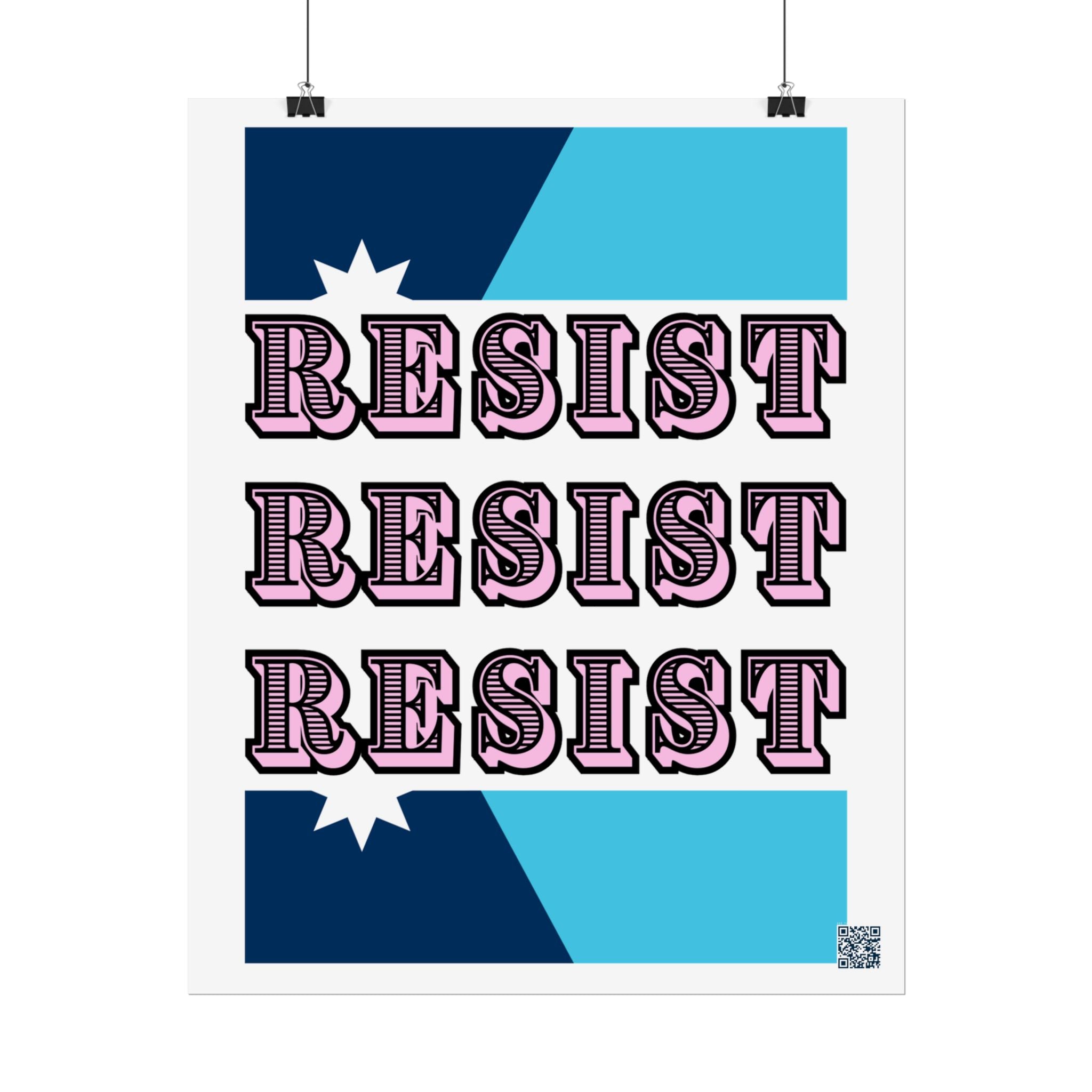 MN Resist Rolled Poster