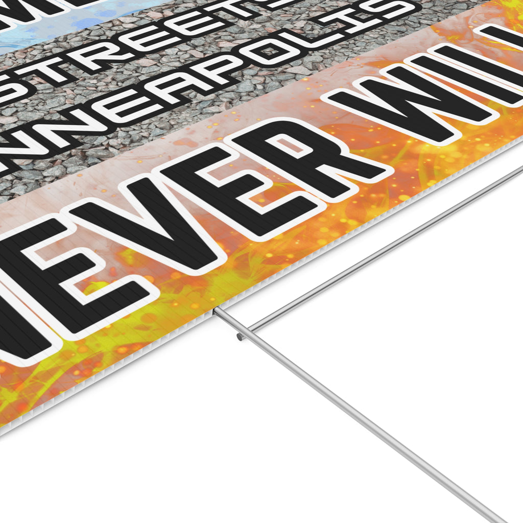 Ice Melts Yard Sign