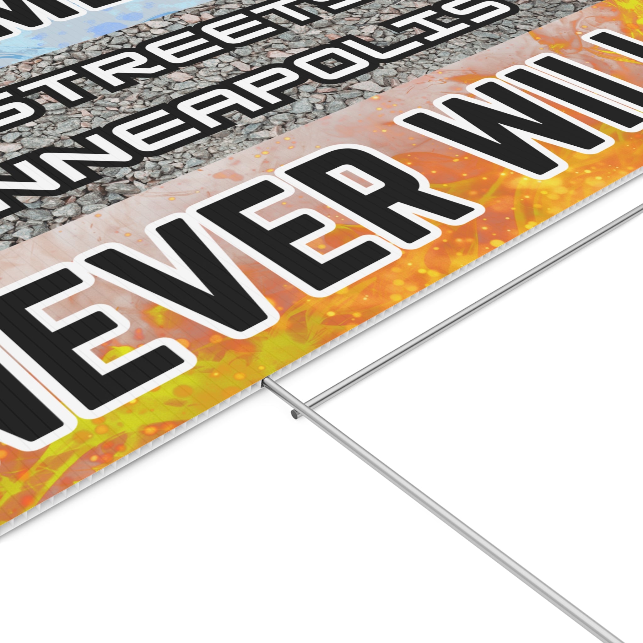 Ice Melts Yard Sign