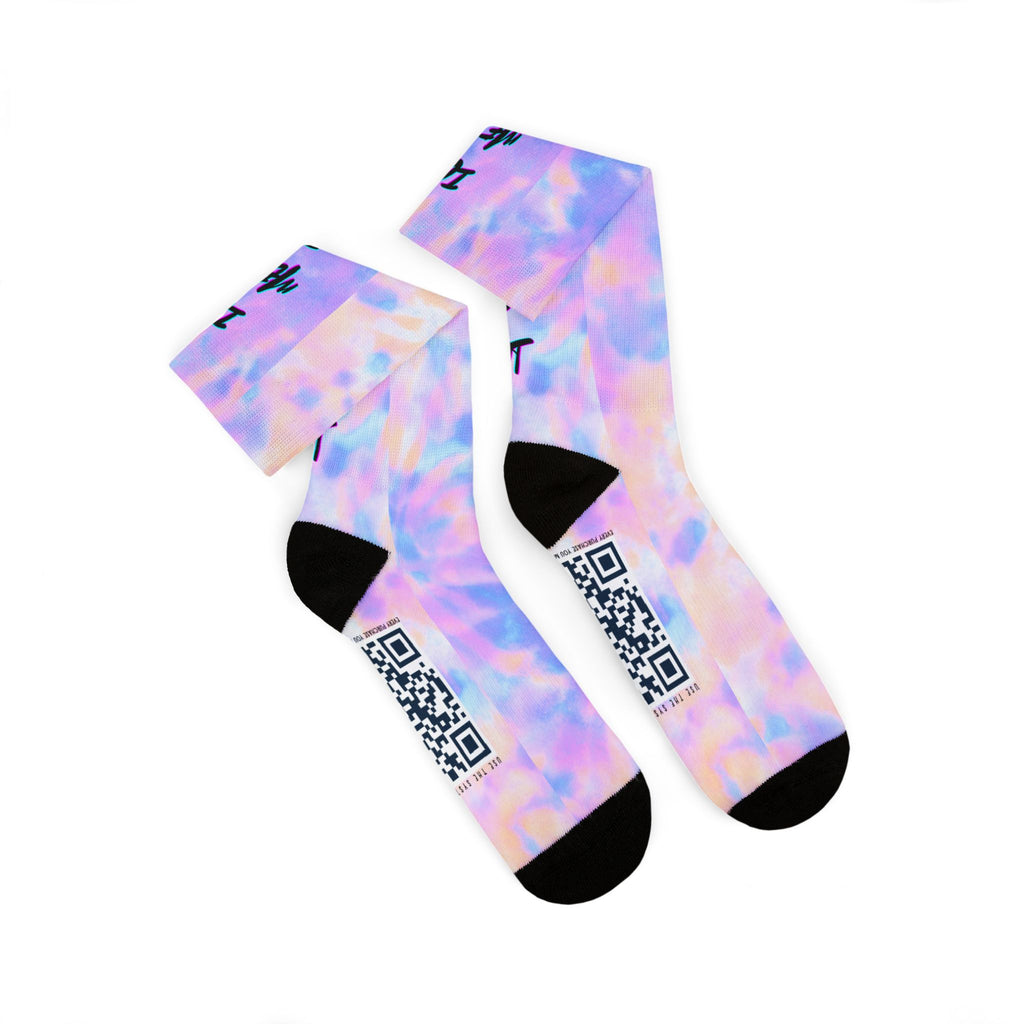 Ice Melts Tie-Dye Crew Socks