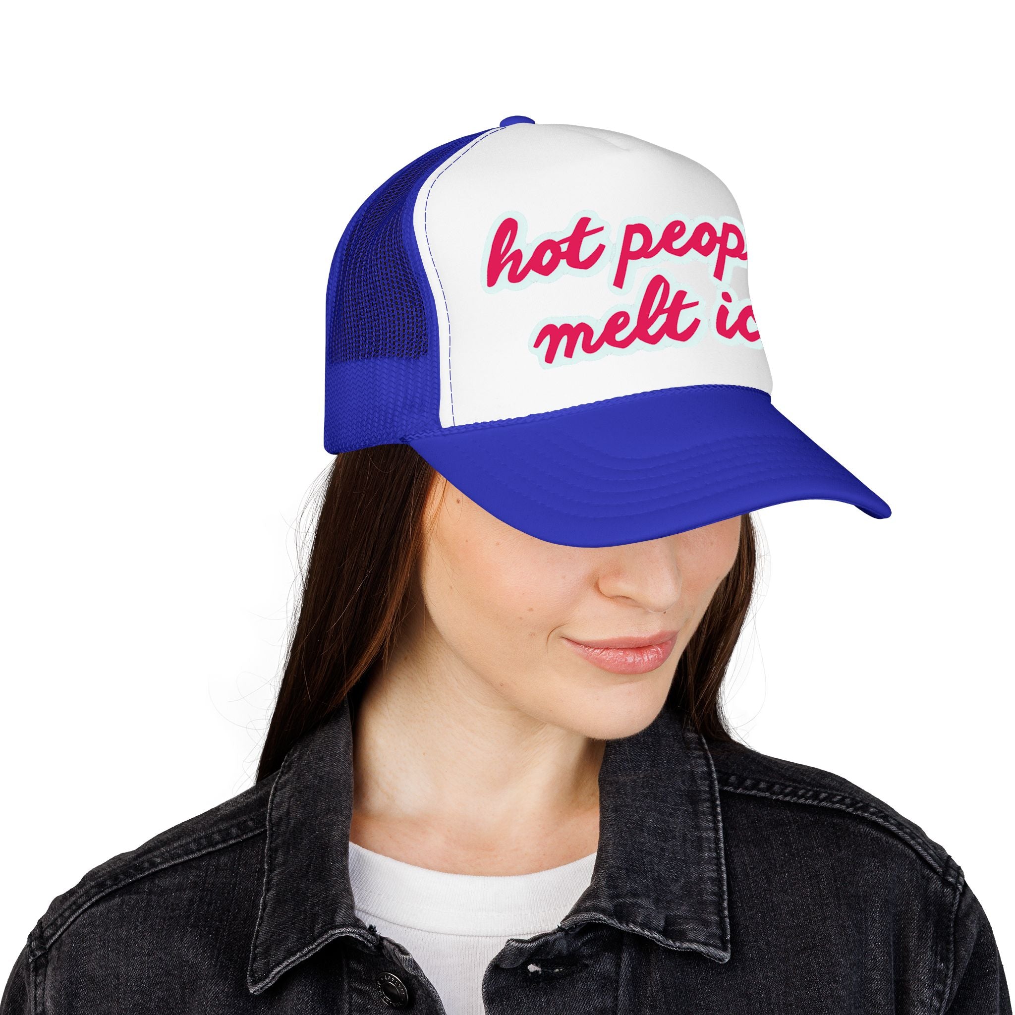 Hot People Melt Ice Mesh Trucker Hat