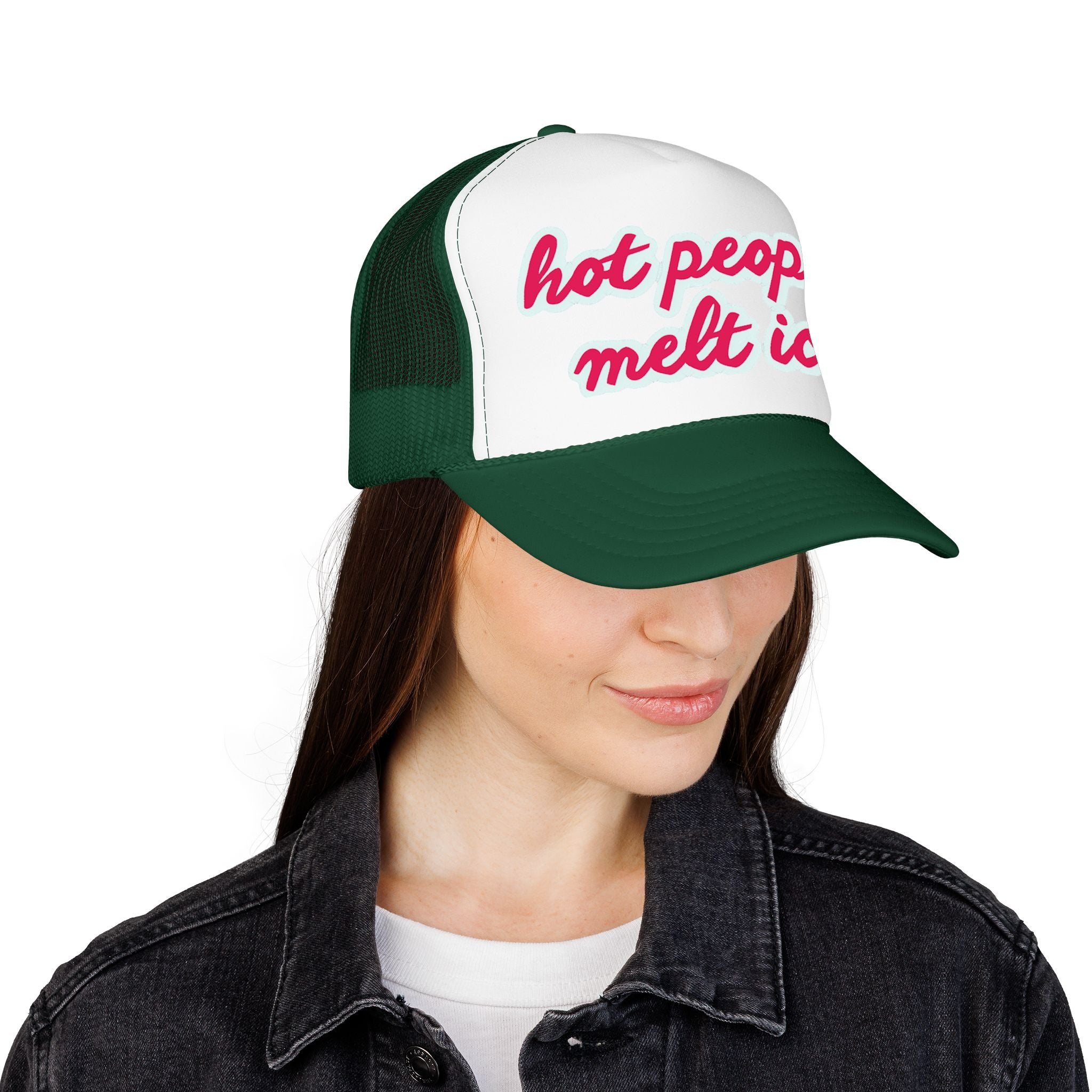 Hot People Melt Ice Mesh Trucker Hat