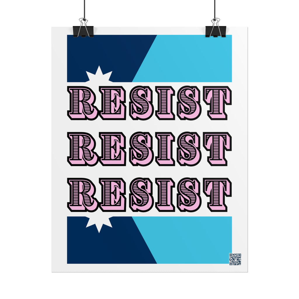 MN Resist Rolled Poster