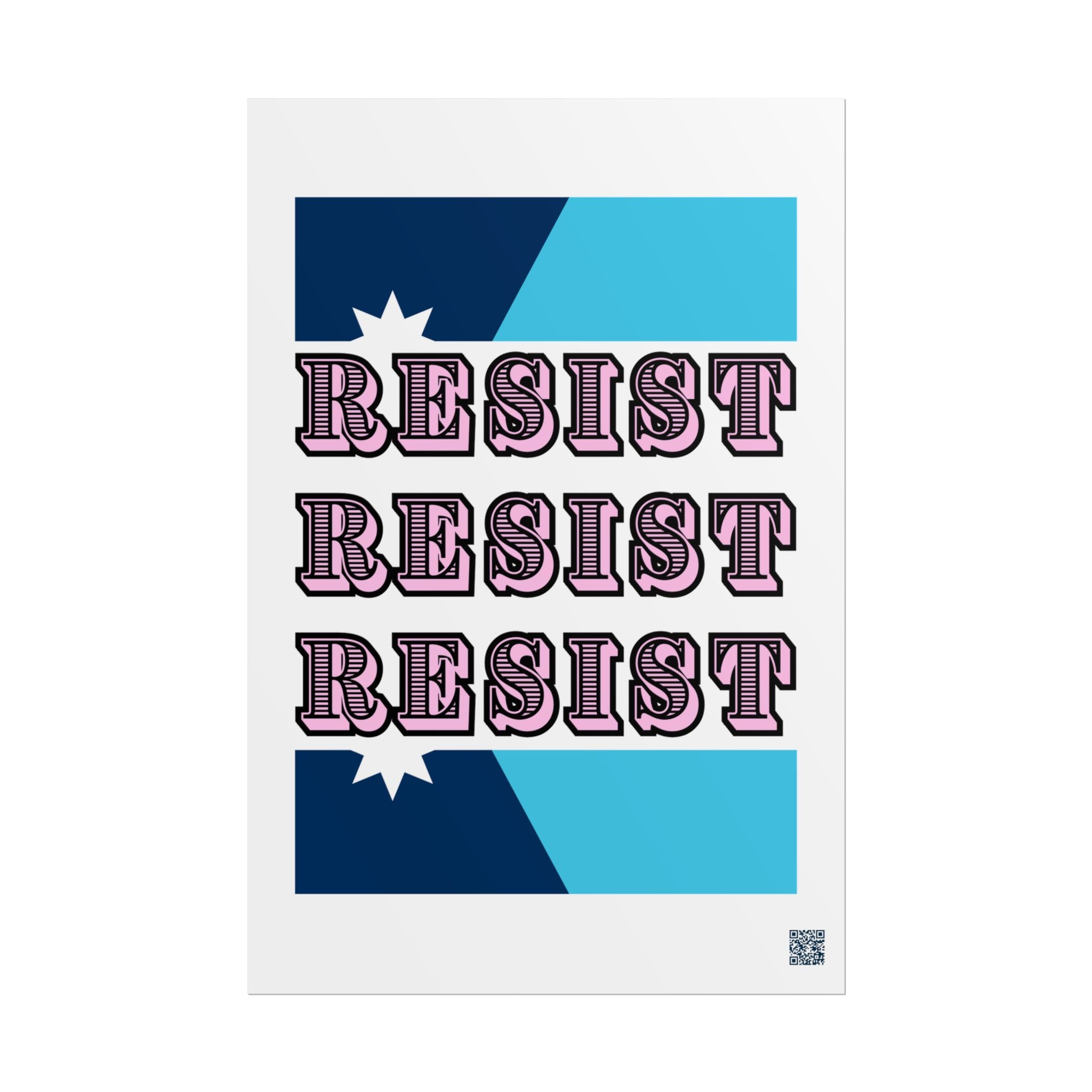 MN Resist Rolled Poster