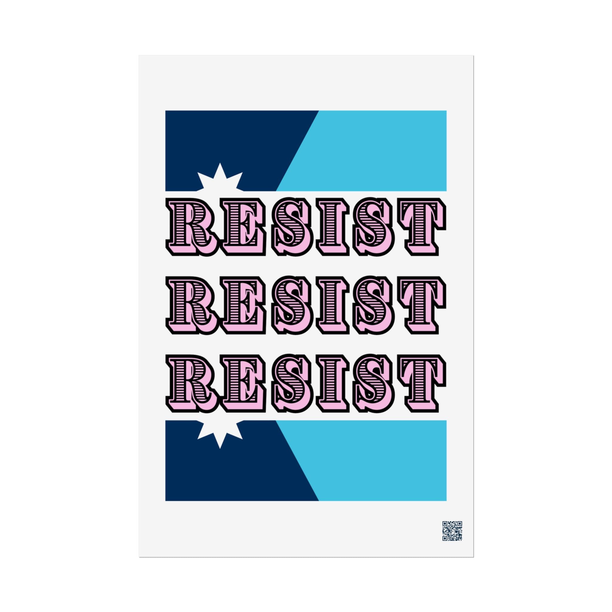 MN Resist Rolled Poster