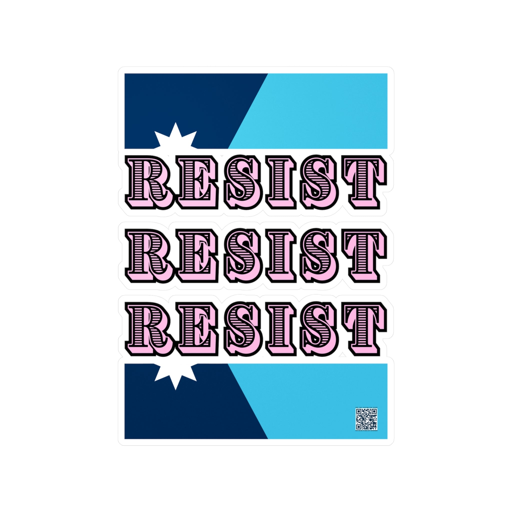 MN Resist Triple-Stack Vinyl Sticker