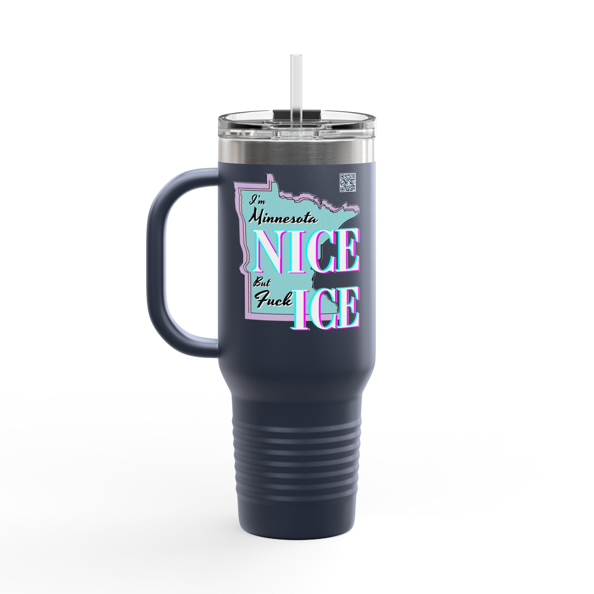 Minnesota Nice F Ice 40oz Insulated Travel Mug