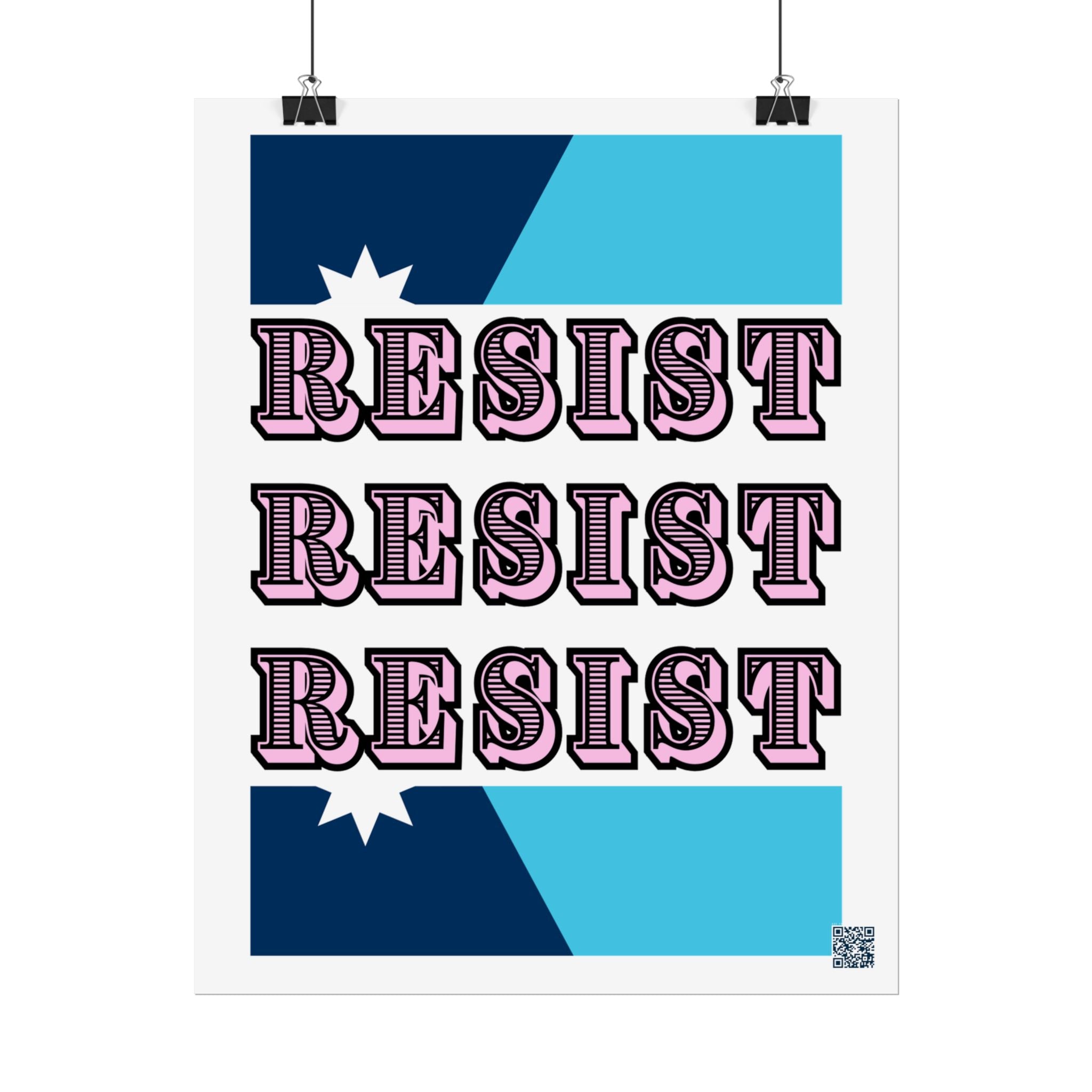 MN Resist Rolled Poster
