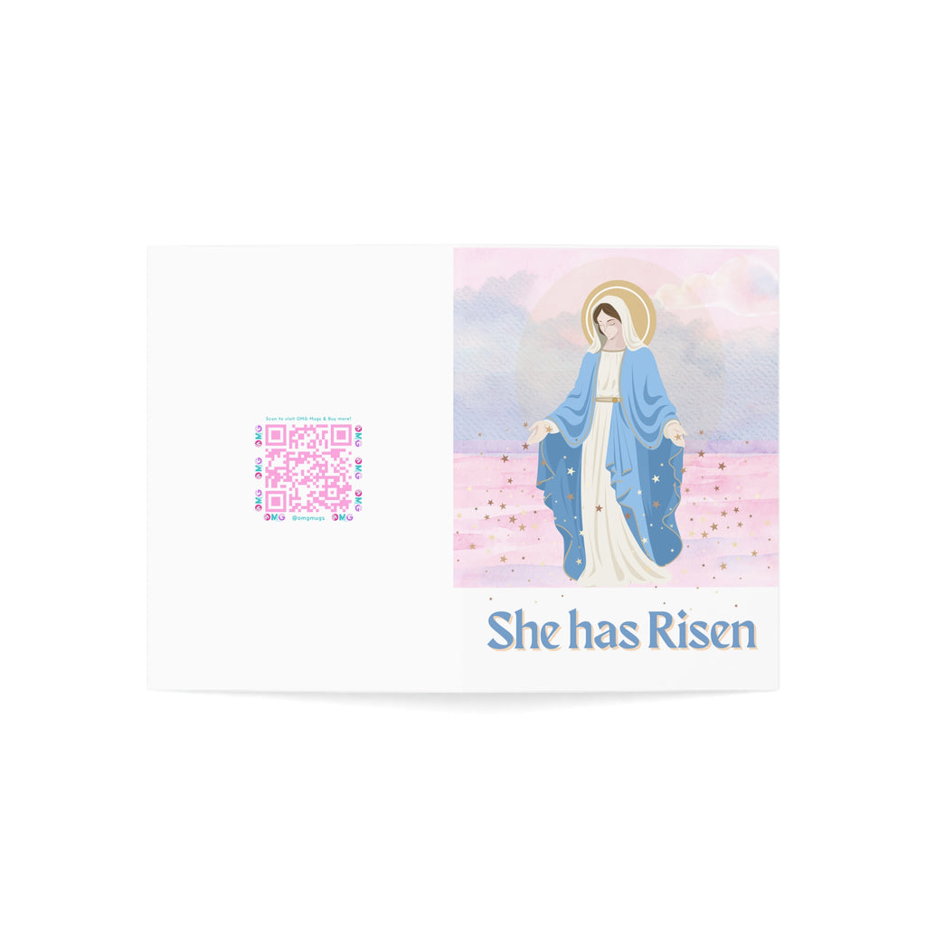 "She Has Risen" Greeting Card (Pack of 1/10/30/50)